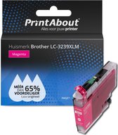 PrintAbout huismerk Inktcartridge LC-3239XLM Magenta Hoge capaciteit geschikt voor Brother