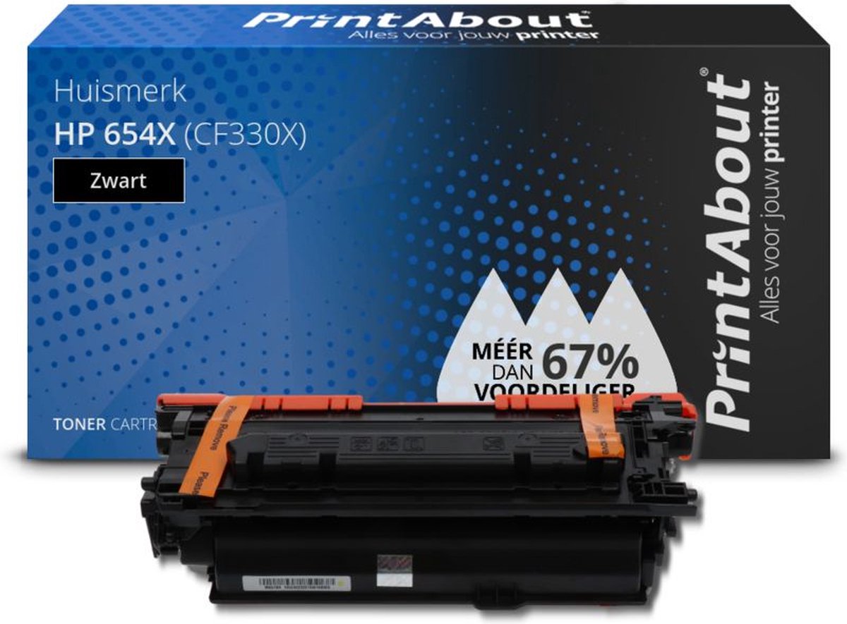 PrintAbout - Alternatief voor de HP CF330X (nr 654X) / zwart