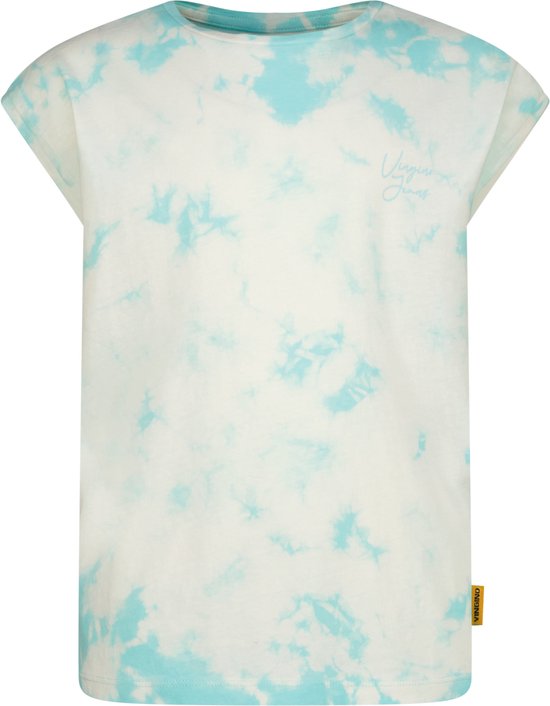 Vingino T-shirt-Hindra Meisjes T-shirt - Aqua blue - Maat 164