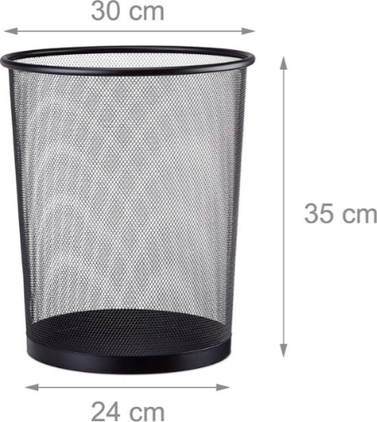 Exacompta ECOBIN Papiermand 15L muisgrijs