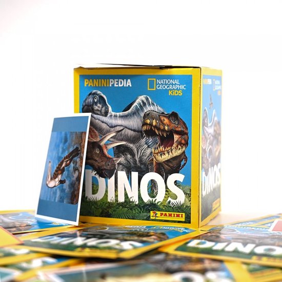 National Geographic Dino Pack Loisirs Panini Album + 50 Pochettes - Collection