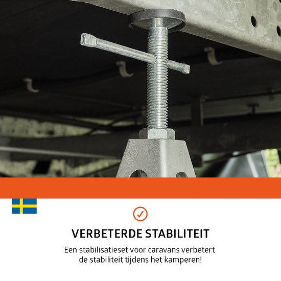 Stabilisatiesteunen aluminium - set van 4 stuks — afbeelding 3