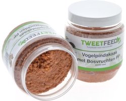 Tweetfeed Vogelpindakaas Bosvruchten 350 gram PP Per stuk