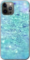 Geschikt voor iPhone 13 Pro hoesje - Blauw - Licht - Abstract - Siliconen Telefoonhoesje