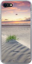 Geschikt voor iPhone 7 hoesje - Zonsondergang in een landschap in Nederland - Siliconen Telefoonhoesje