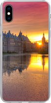 Geschikt voor iPhone Xs hoesje - Het Binnenhof in Den Haag - Siliconen Telefoonhoesje