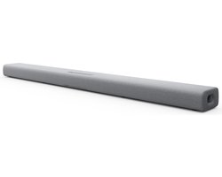 Yamaha TRUE X BAR 40A – Dolby Atmos Soundbar met Ingebouwde Subwoofers – WiFi, Bluetooth, AirPlay 2 – 180W – Licht Grijs