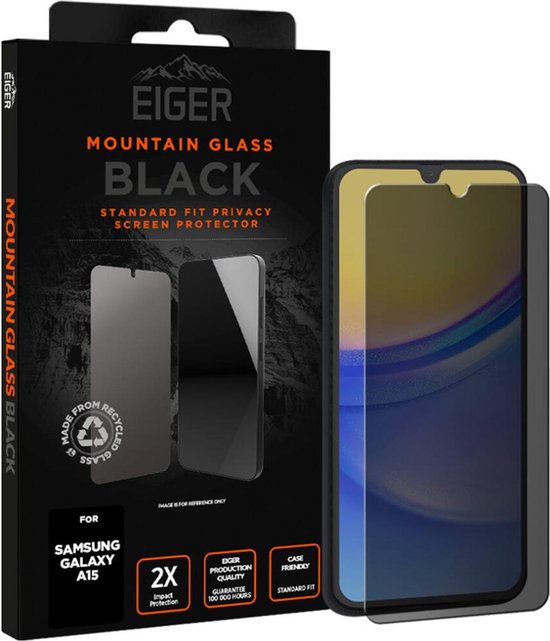 Eiger Mountain Privacy Samsung Galaxy A15 Screen Protector
