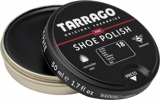 Tarrago schoenpoets - 18 Zwart - 50ml