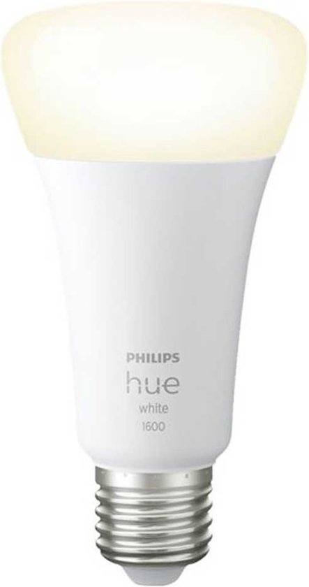 Philips Hue Slimme Verlichting Standaard Lichtbron E27 - zachtwit licht - 15,5W - Bluetooth - 1 stuk