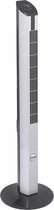 Bestron torenventilator met zwenkfunctie, hoogte: 107 cm, 50W, zwart / grijs