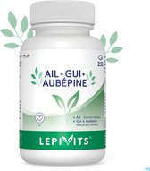 Ail – Gui - Aubépine | 250 capsules | Complément alimentaire | Fabriqué en Belgique | LEPIVITS