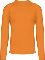 SportOndershirt Unisex XL Proact Lange mouw Orange 88% Polyester, 12% Elasthan