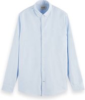 Scotch & Soda Essentials - Biologisch Oxford regular fit shirt Heren Overhemd - Maat S