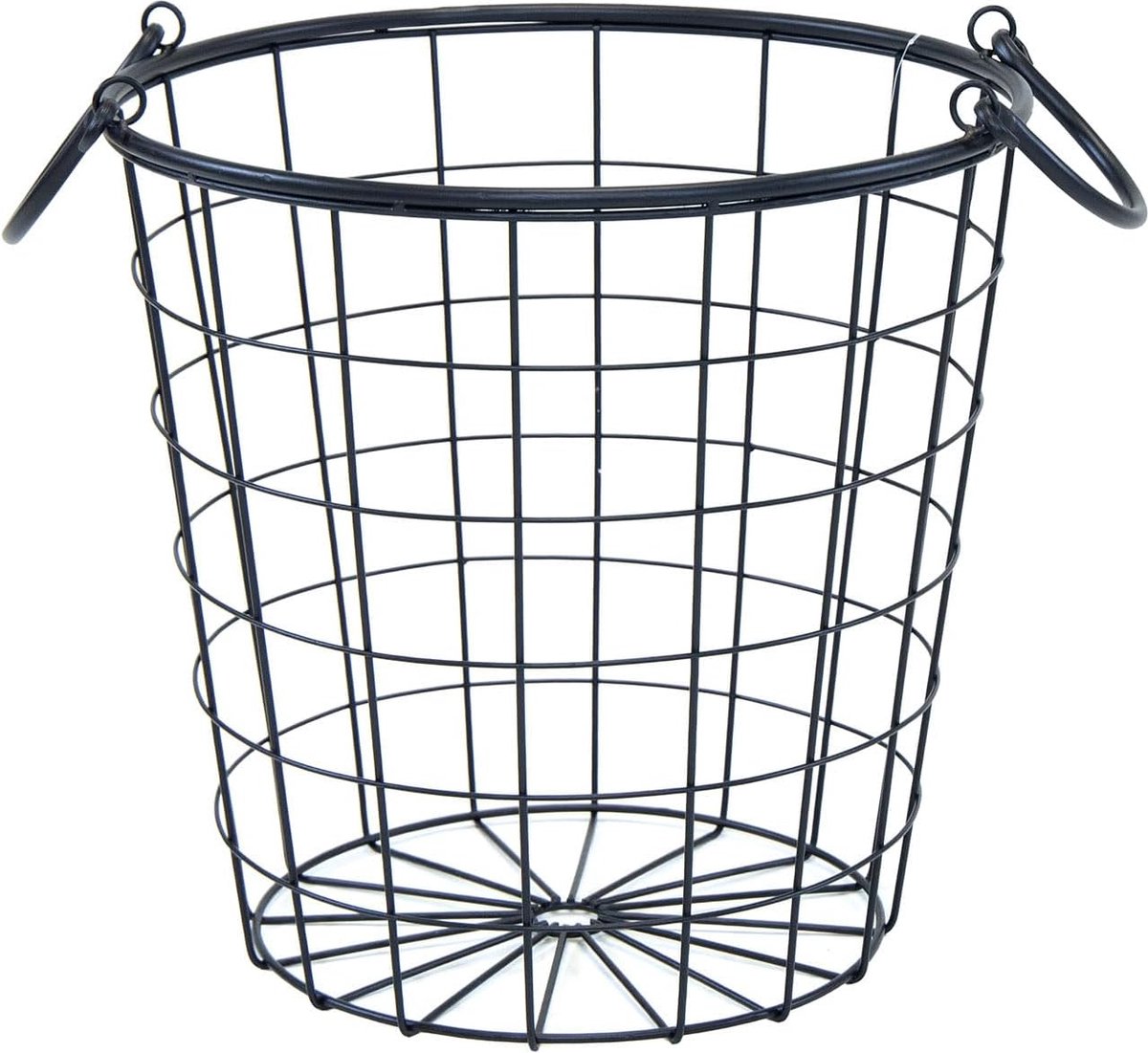 Draadmand zwart 28cm – Van Erkel Winkelmaterialen