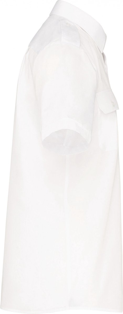 Kariban Herenpilootoverhemd korte mouwen K503 - White - L