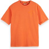 Scotch & Soda Garment Dye Artwork T-shirt Heren T-shirt - Maat XL