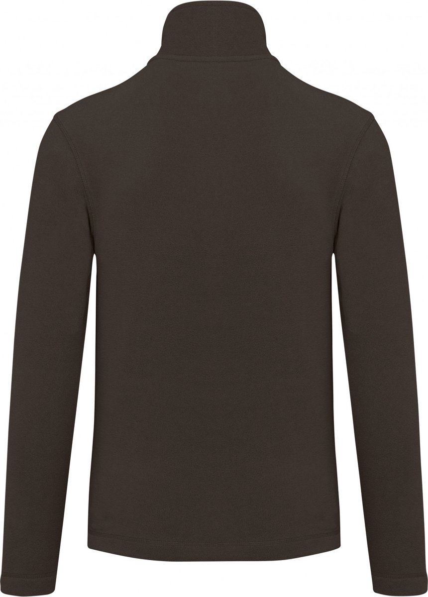 Kariban Microfleece met rits heren K911 Chocolate Bruin