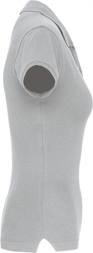 Kariban Piquépolo korte mouwen dames K240 - Snow Grey - S