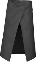 Schort/Tuniek/Werkblouse Unisex One Size Kariban Dark Grey 65% Polyester, 35% Katoen