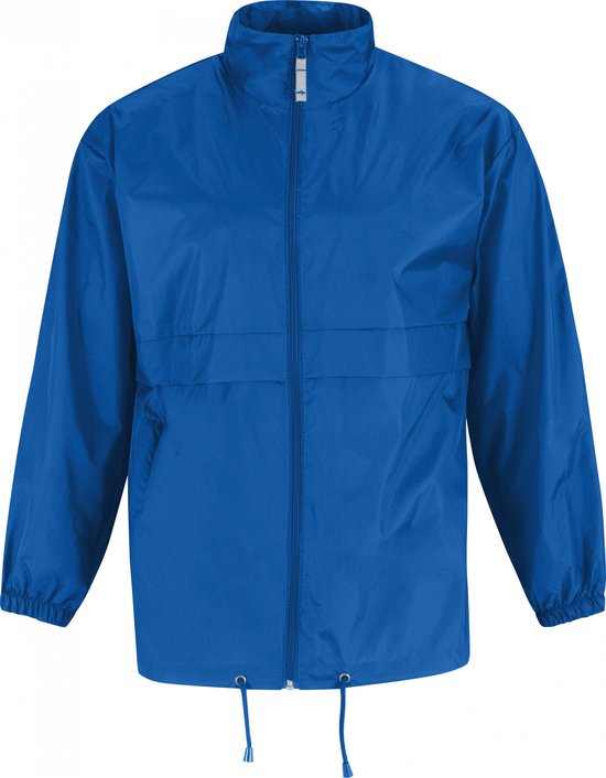 Jas Heren 3XL B&C Lange mouw Royal Blue 100% Nylon