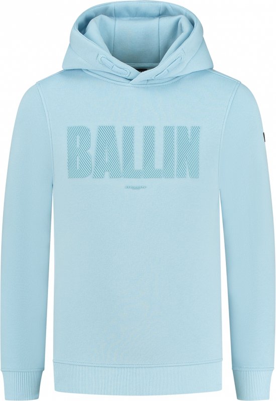 Ballin Amsterdam - Jongens Slim fit Sweaters Hoodie LS - Lt Blue - Maat 12