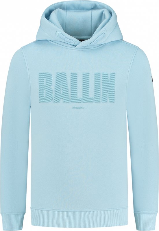 Ballin Amsterdam - Jongens Slim fit Sweaters Hoodie LS - Lt Blue - Maat 6