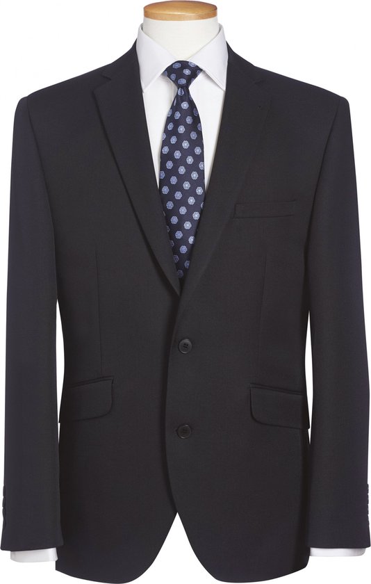 Jas Heren 50 EU (40 UK) Brook Taverner Lange mouw Navy 100% Polyester