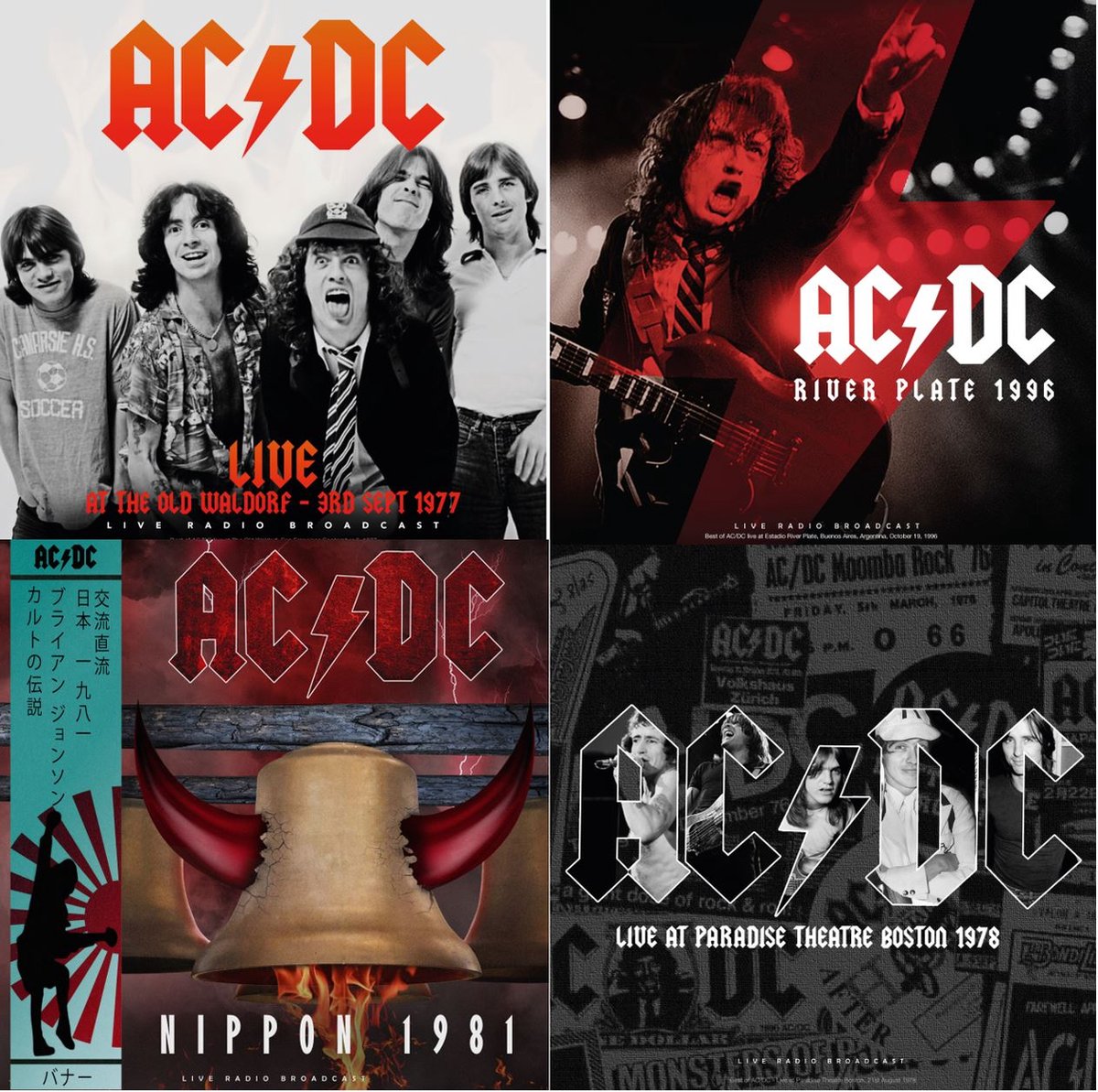 AC/DC - 4 LP Pakket, AC/DC | Muziek | bol