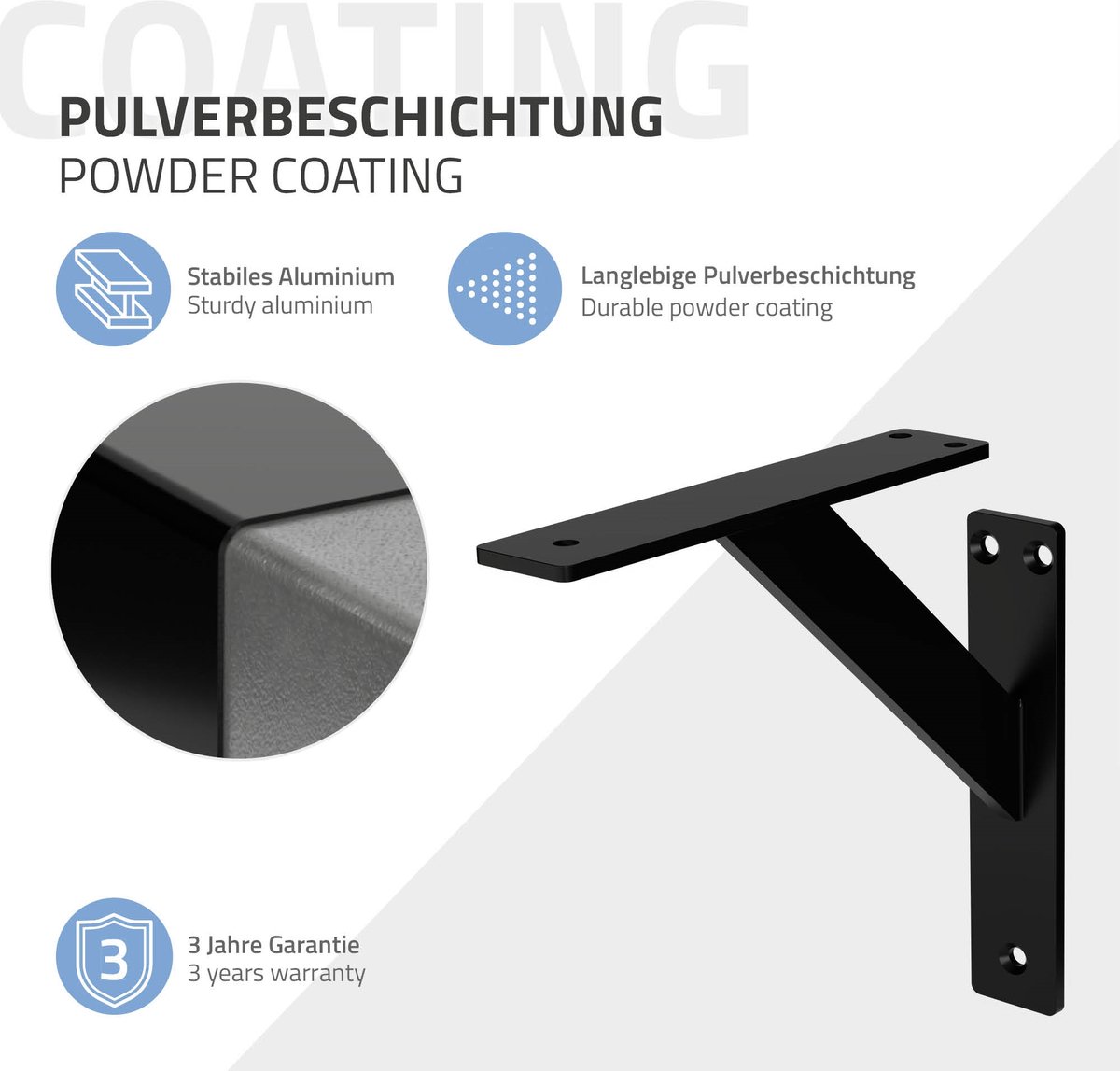 ML-Design 4 stuks plankdrager 120x120 mm, zilver, aluminium, zwevende plankdrager, plankdrager, wanddrager voor plankdrager, plankdrager voor wandmontage, wandplankdrager plankdrager