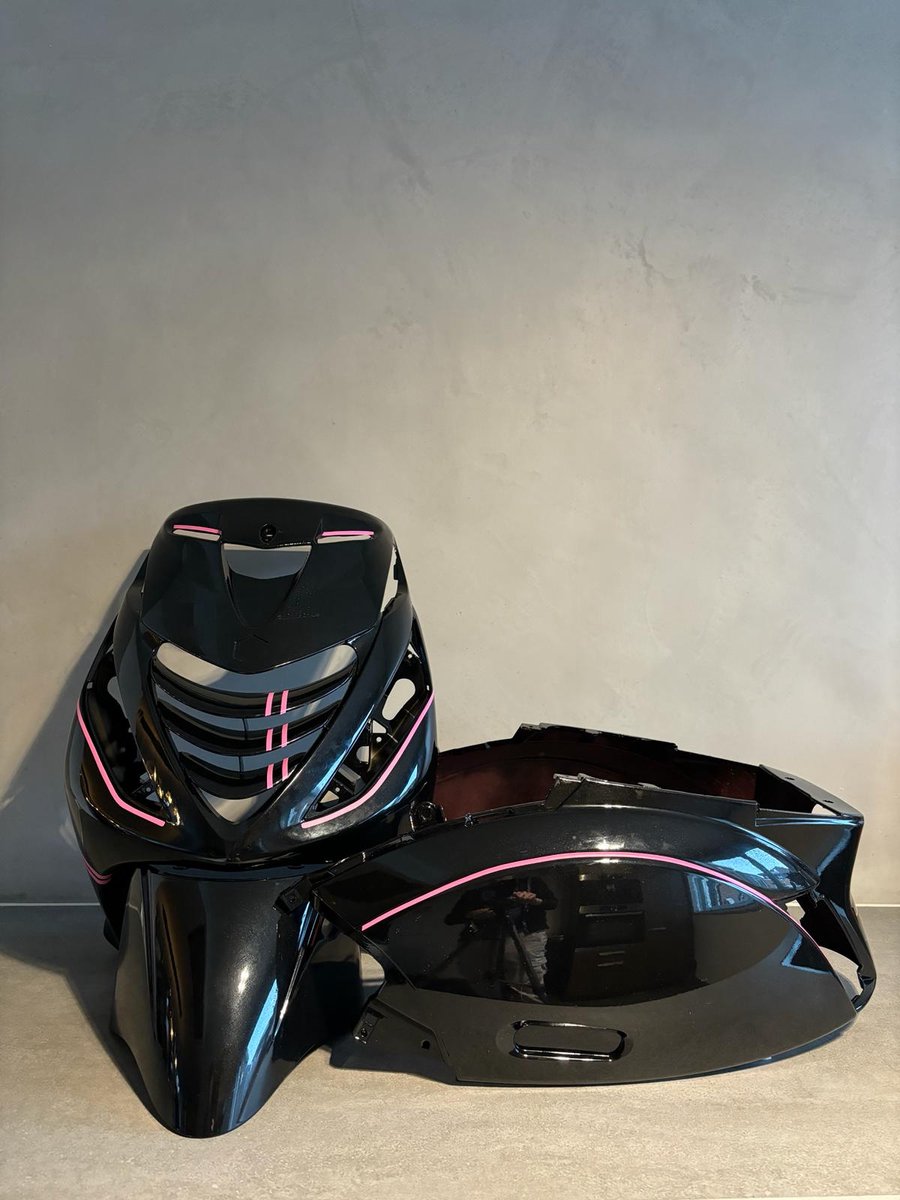 Piaggio Zip Accessoire - Scooter Stickers - Stickerpakket - Striping Pakket - Roze - Mat