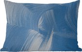 Buitenkussens - Tuin - Acrylverf - Blauw - Design - 50x30 cm
