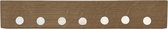 HangKey Plankie YL - Wandplank Sleutelrekje van Massief Eiken - Sleutelkastje voor Binnen - Houten Sleutelhouder en Organizer - 29,5 x 5 x 2,4 cm