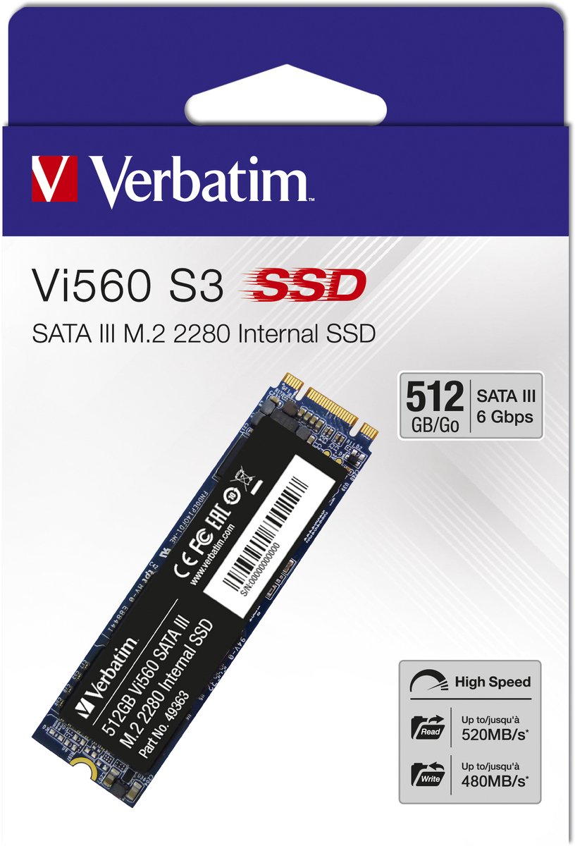 Vi560 Internal SATA III M.2 SSD 512GB