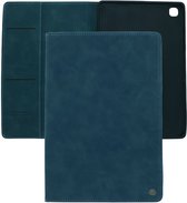Bookcase hoesje - Tabletcase met pasjeshouder - Groenblauw - Geschikt voor: Samsung Galaxy Tab A7 lite