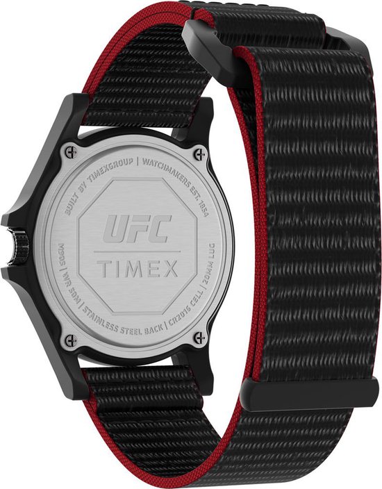 Timex UFC Apex TW2V55000 Horloge - Textiel - Zwart - Ø 40 mm