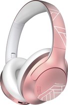 PowerLocus P3 - Bluetooth Koptelefoon – Draadloos – Over-ear – incl. Premium Case – 50 uur batterijduur – Microfoon - Rose Gold