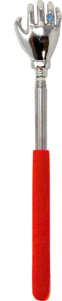 Goedkoopste Concorde Rugkrabber - uitschuifbaar - rood - handje - massage krabber