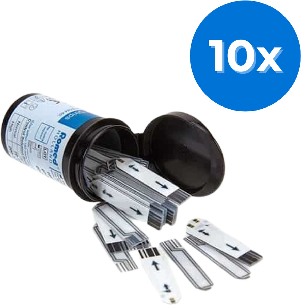 Goedkoopste Romed Glucose Teststrips - Set van 10 doosjes Romed