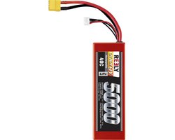Reely LiPo accupack 11.1 V 5000 mAh Aantal cellen: 3 40 C Hardcase XT90
