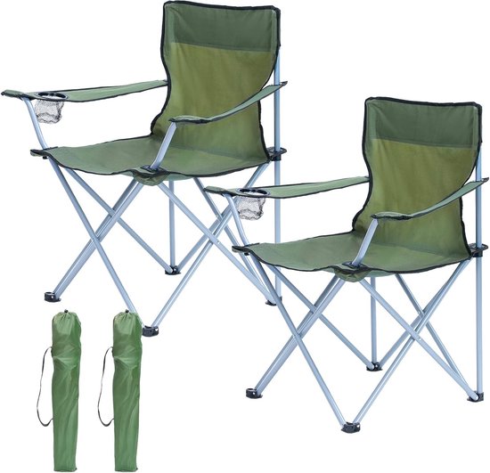 Chaise Pliante Camping Légère Avec Appui-tête - Pêche, Jardin, Extérieur