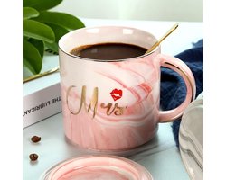 Mijnheer en mevrouw koffiemokken - huwelijksgeschenk voor bruid en bruidegom bruids douchegift Verlovingsgeschenk en jubileumgeschenk voor getrouwde stellen -keramische