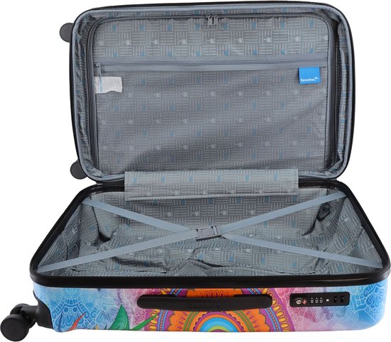 Saxoline rigide / Trolley / Valise de voyage Saxoline - 67 cm (Medium) - Butterfly Nature