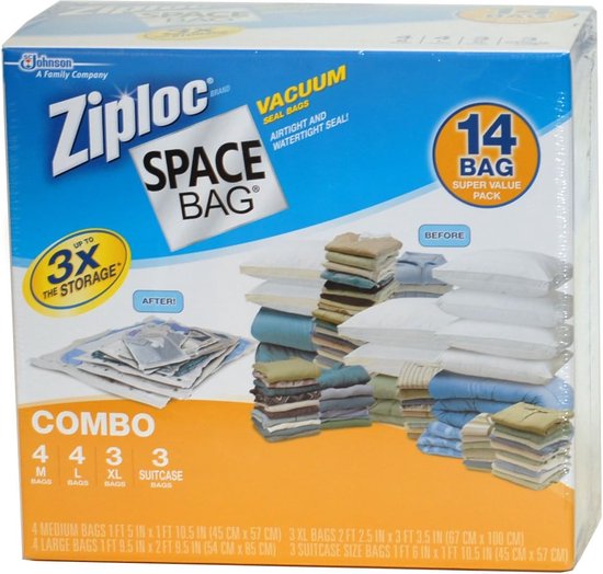 Ziploc Vacuum seal Bags RollUP bags bol
