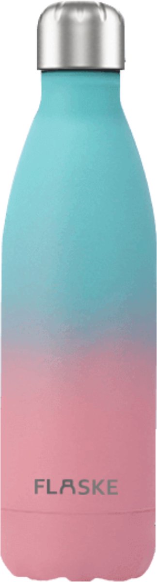 FLASKE Gradient Spring - RVS Drinkfles van 750ML- Geschikt als waterfles, thermosfles en thermoskan