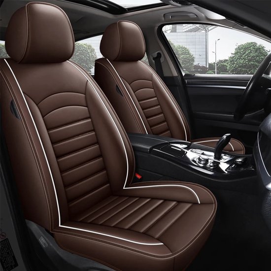 Volledige set lederen autostoelhoezen voor Ford Focus St