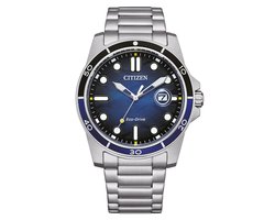 Citizen AW1810-85L Horloge - Staal - Zilverkleurig - Ø 41 mm
