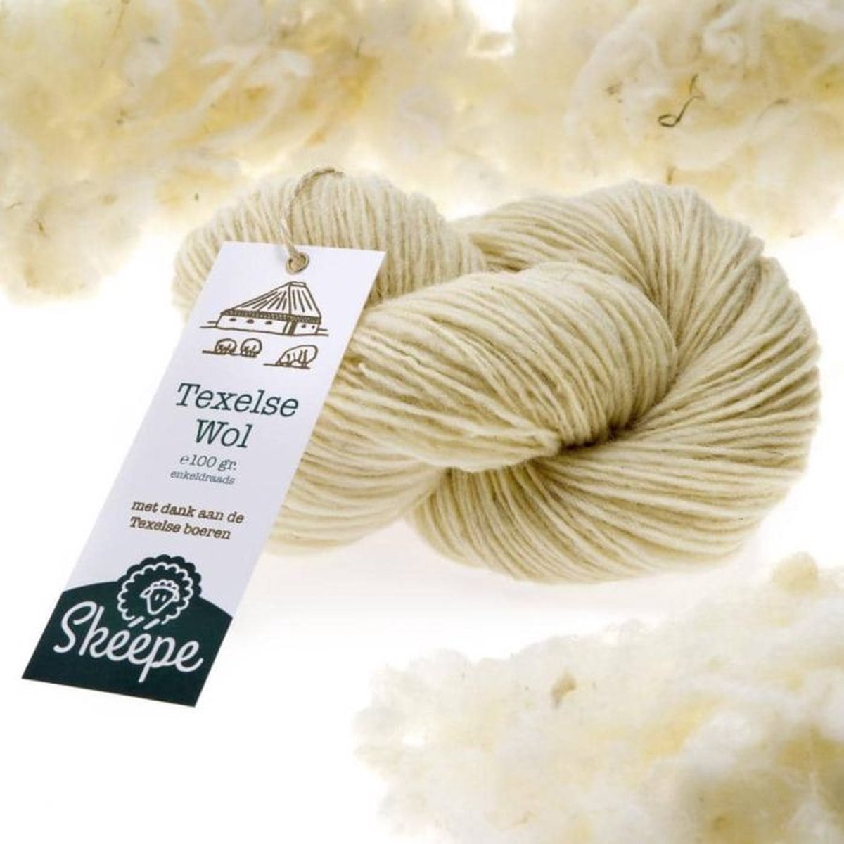 Texelse Breiwol - Enkeldraads 100gr.