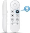 Remote control voor Chromecast TV | afstandsbediening voor Chromecast | Afstandsbediening Wit voor Google TV