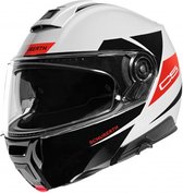 Schuberth C5 Eclipse White Red XS - Maat XS - Helm